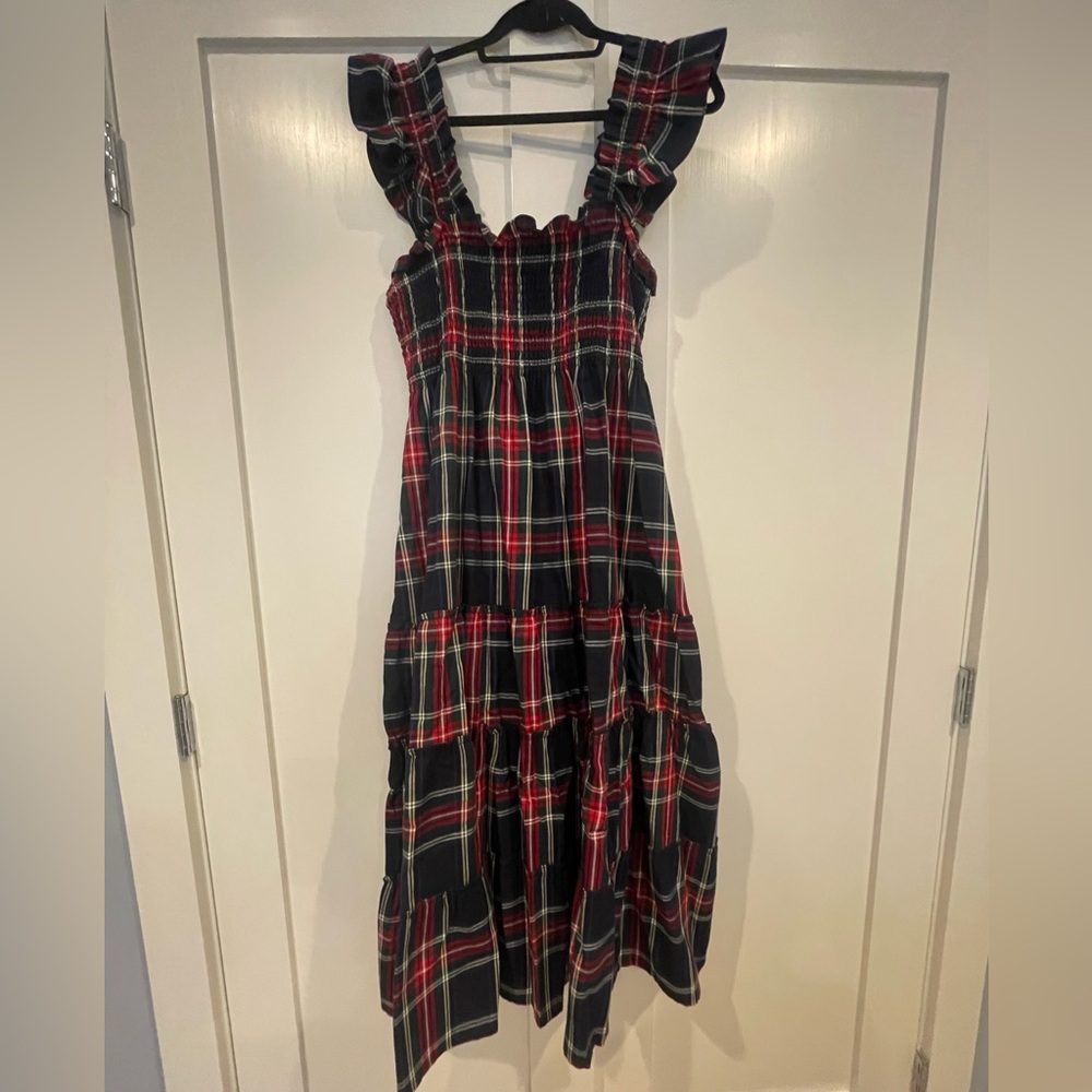 Hill House Ellie Nap Dress - Navy Tartan